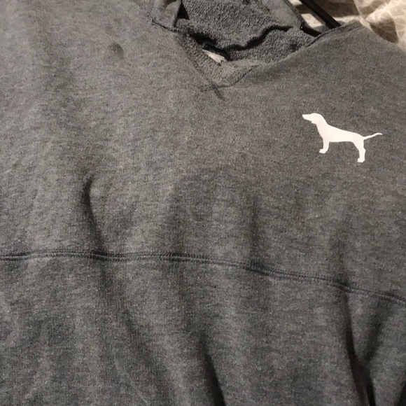 PINK grey sweatshirt - Picture 1 of 5